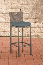 TPFGarden Barhocker Marlies Eisengrau